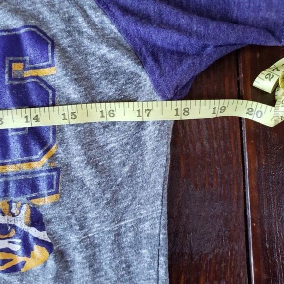 LSU Tigers National Championship Tee, Small, Purple and Gold - Picture 3 of 5